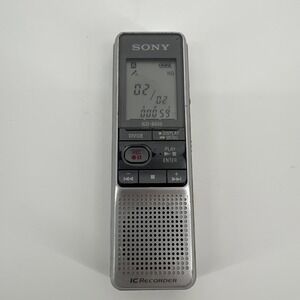 Sony IC Recorder ICD-B600 Handheld Portable Voice Recorder Silver Tested Works